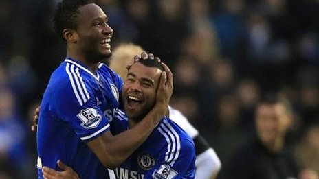 Ashley Cole and Mikel